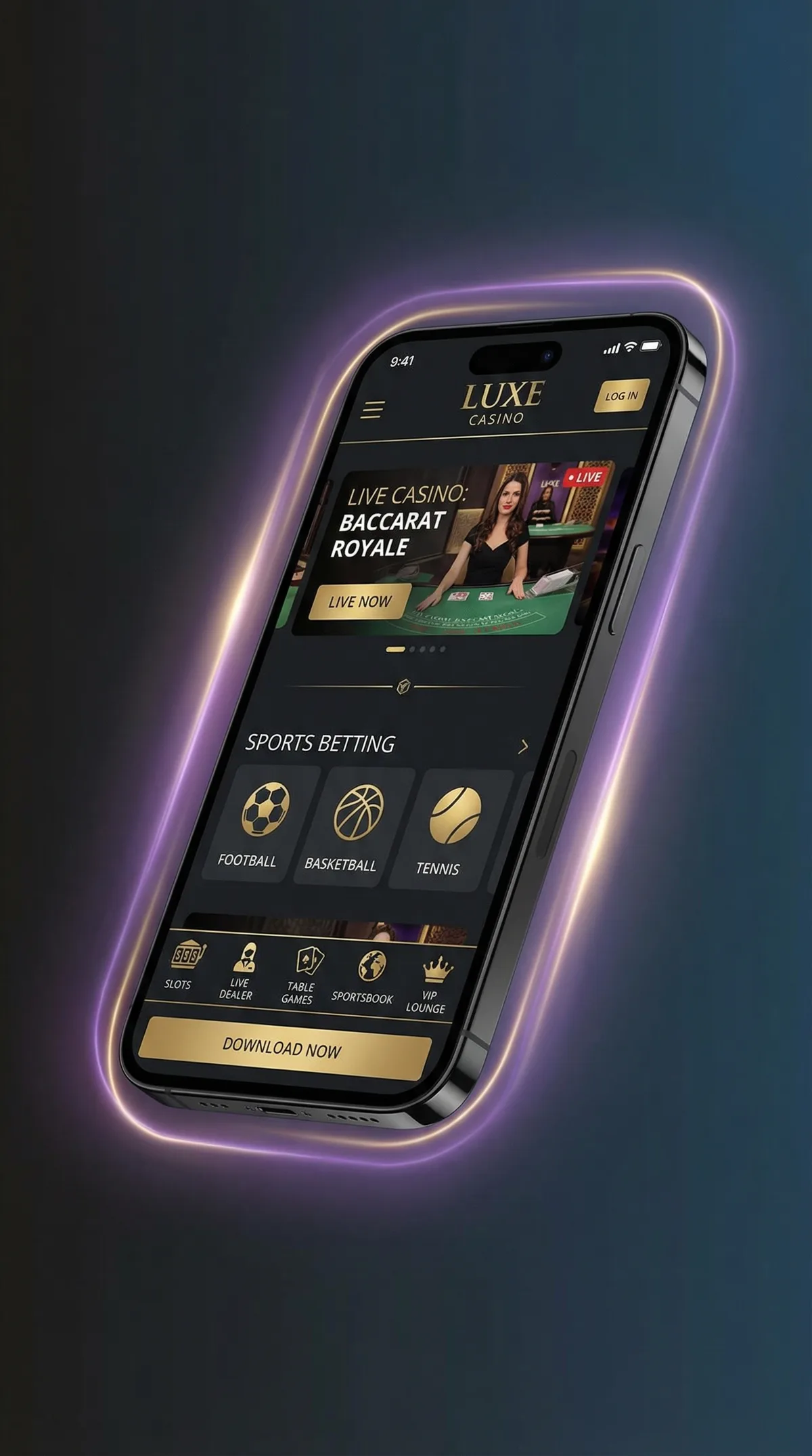 非凡娱乐APP在iPhone上的界面展示